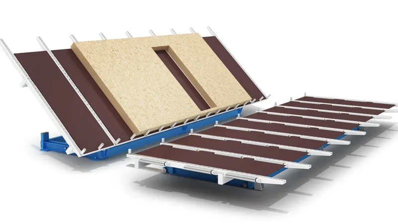 wing with rollers