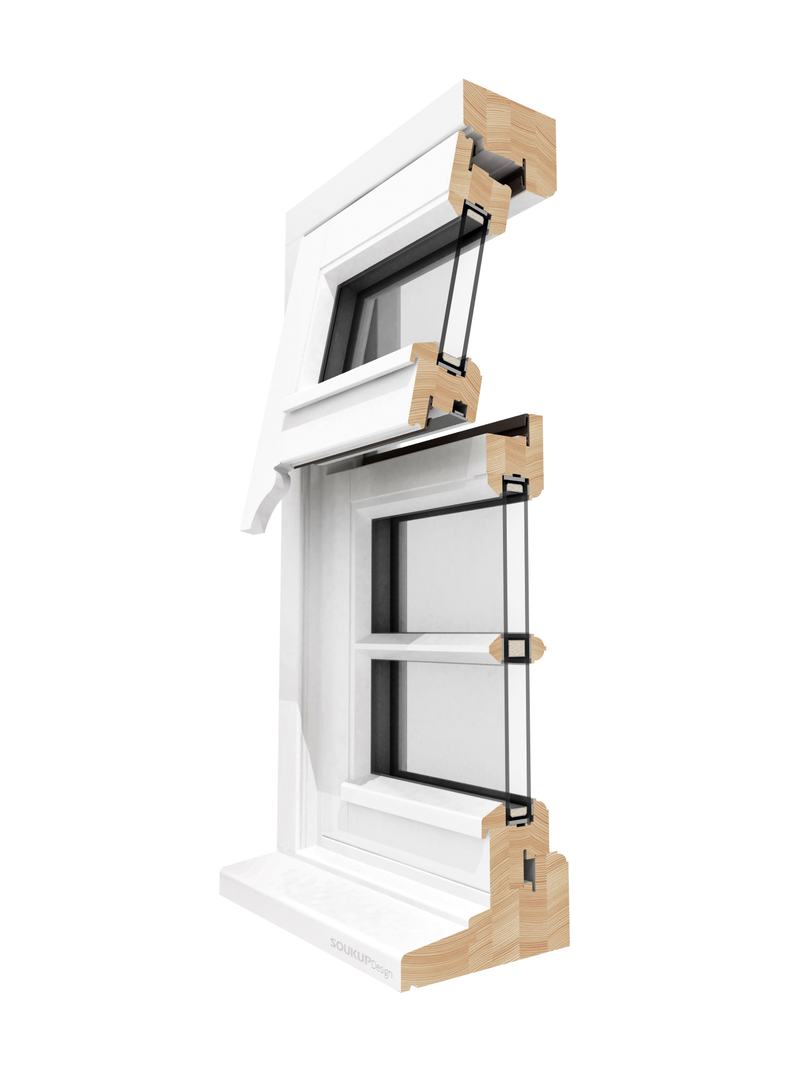 Mock sash window